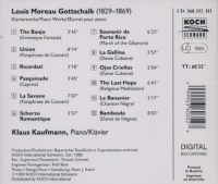 Louis Moreau Gottschalk (1829-1869) • Klavierwerke CD