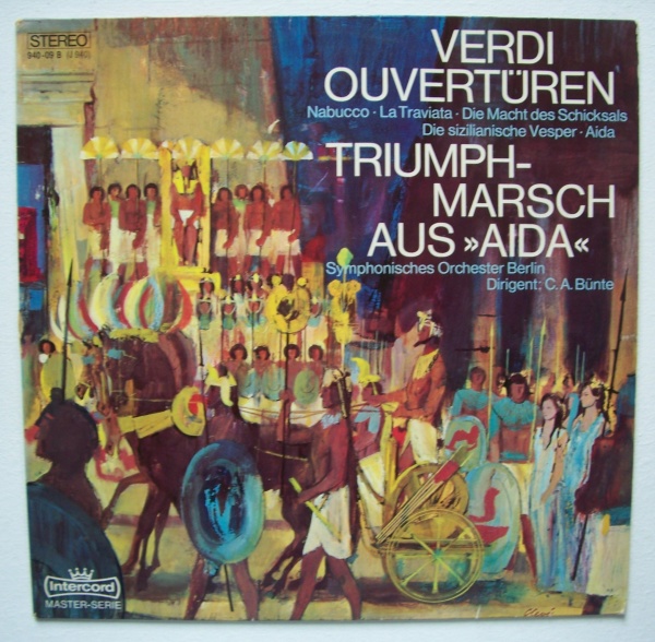 Giuseppe Verdi (1813-1901) • Ouvertüren / Triumphmarsch aus "Aida" LP