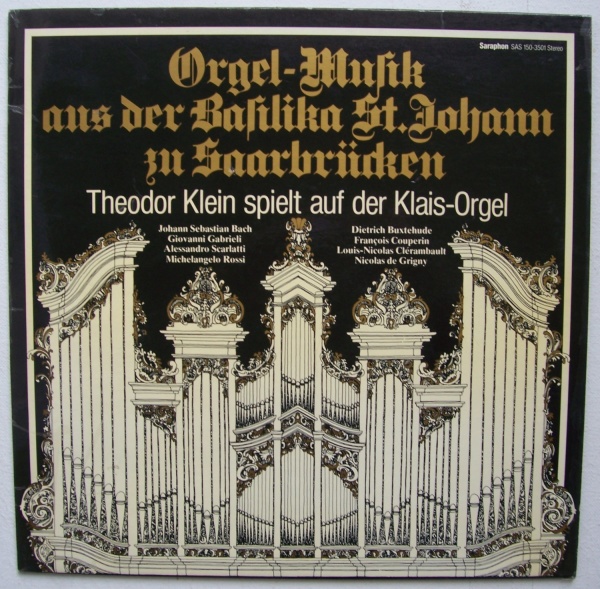 Orgel-Musik aus der Basilika St. Johann zu Saarbrücken LP