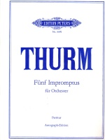 Joachim Thurm (1927-1995) • Fünf Impromptus