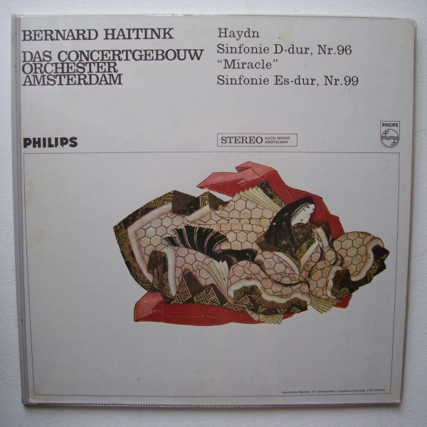 Joseph Haydn (1732-1809) • Sinfonien Nr. 96 & 99 LP • Bernard Haitink