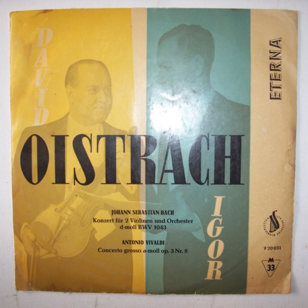 David & Igor Oistrach: Bach (1685-1750) • Konzert für 2 Violinen d-moll BWV 1043 10"