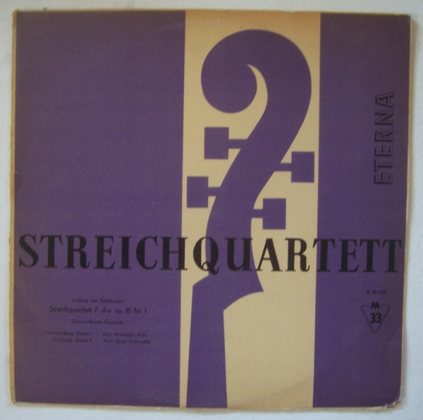 Beethoven (1770-1827) • Streichquartett F-Dur op. 18 Nr. 1 LP • Karl Suske