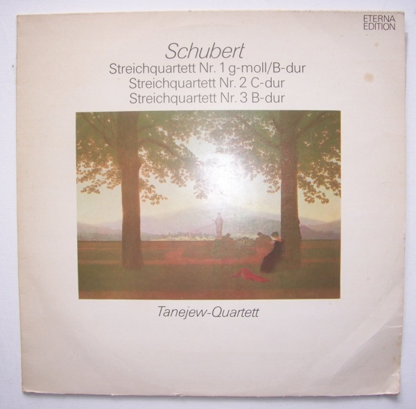 Franz Schubert (1797-1828) • Streichquartette Nr. 1, 2 & 3 LP • Tanejew-Quartett