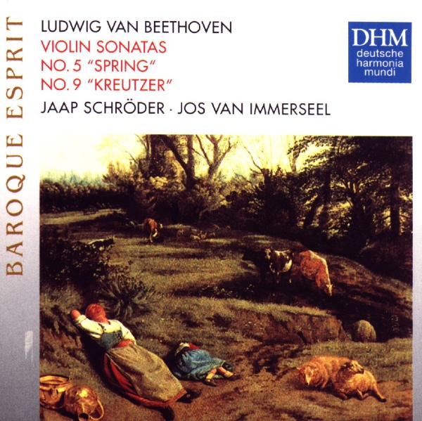 Beethoven (1770-1827) • Violin Sonatas Spring & Kreutzer CD • Jaap Schröder