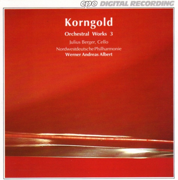 Erich Wolfgang Korngold (1897-1957) • Orchestral Works 3 CD