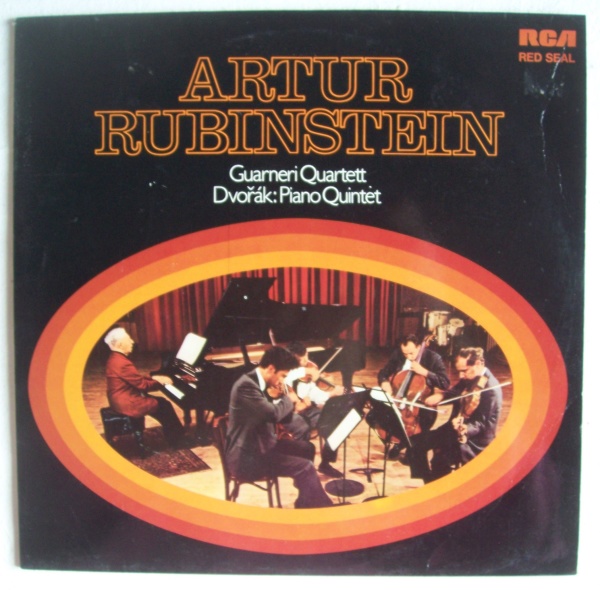 Artur Rubinstein & Guarneri Quartet: Antonin Dvorak (1841-1904) • Piano Quintet LP