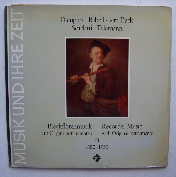 Frans Brüggen • Blockflötenmusik auf Originalinstrumenten Vol. III LP