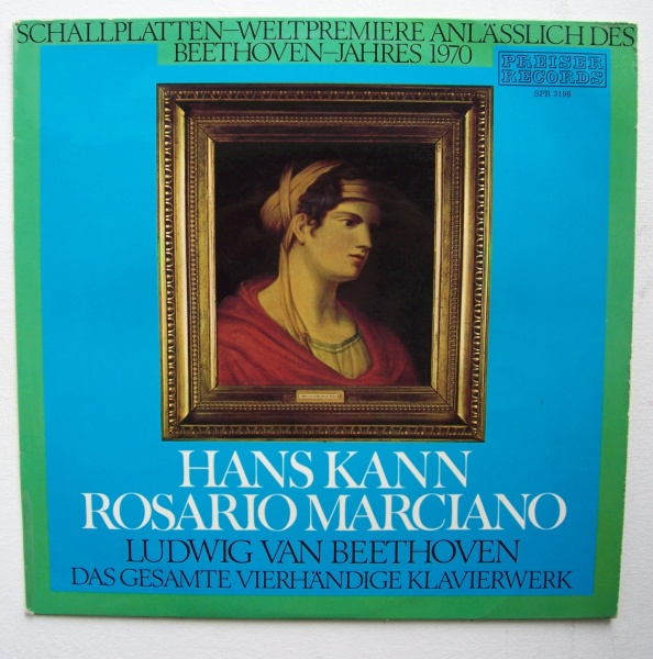Ludwig van Beethoven (1770-1827) • Das gesamte vierhändige Klavierwerk LP • Hans Kann & Rosario Marciano