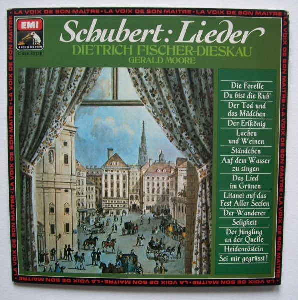 Franz Schubert (1797-1828) • Lieder LP • Dietrich Fischer-Dieskau