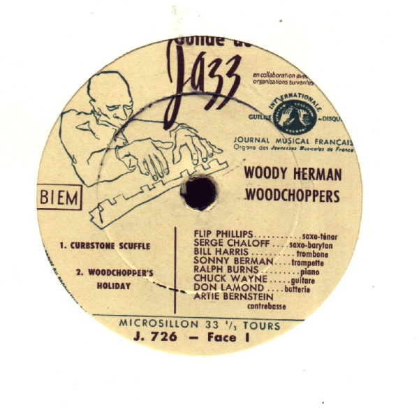 Woody Herman & The Woodchoppers • Curbstone Scuffle 7"