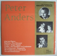 Peter Anders singt aus Opern LP