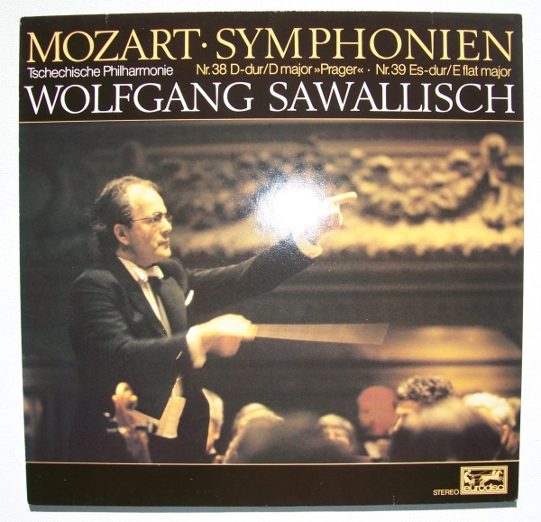Wolfgang Sawallisch: Mozart (1756-1791) • Symphonien Nr. 38 "Prager" & 39 LP