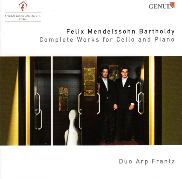 Duo Arp Frantz: Mendelssohn-Bartholdy (1809-1847) • Complete Works for Cello and Piano CD
