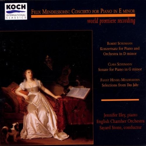 Felix Mendelssohn-Bartholdy (1809-1847) • Concerto for Piano in E minor CD • Jennifer Eley
