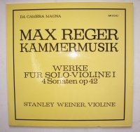 Max Reger (1873-1916) • Werke für Solo-Violine...
