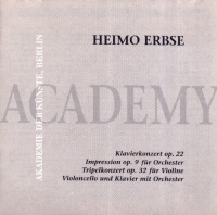 Heimo Erbse (1924-2005) • Klavierkonzert op. 22 CD